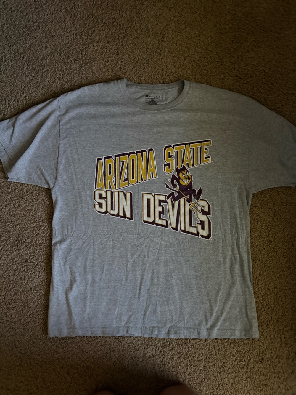 Champion Gray Arizona State Sun Devils Graphic Tee